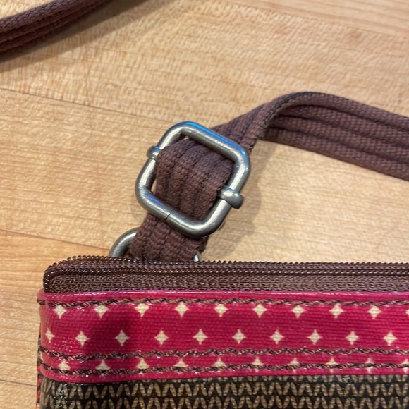 Fossil Key - Per Small Purse Multi Color with Brown Strap - Picture 14 of 14